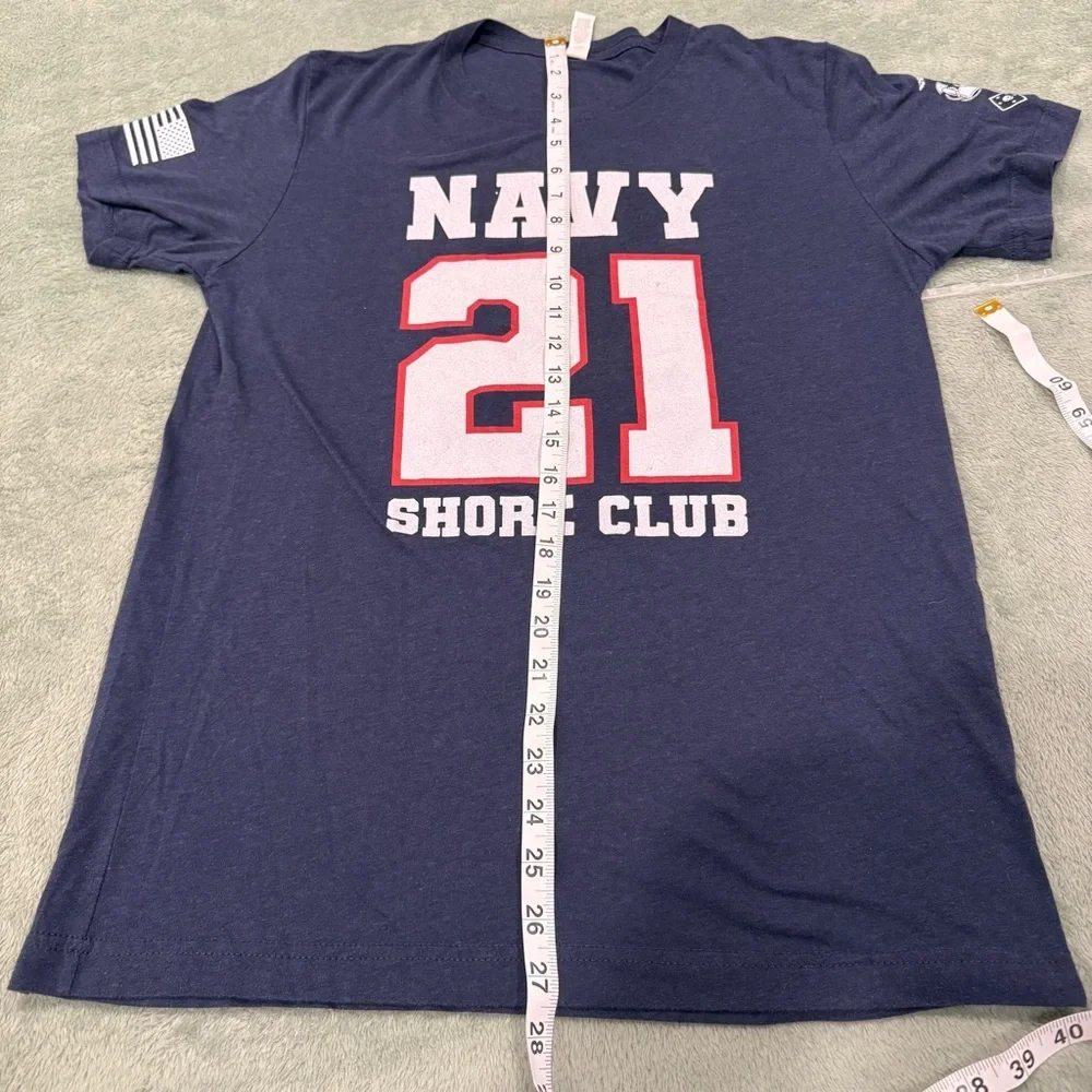 Navy Shore Club 21 T-Shirt Medium USA Strong Marine Raider Tee